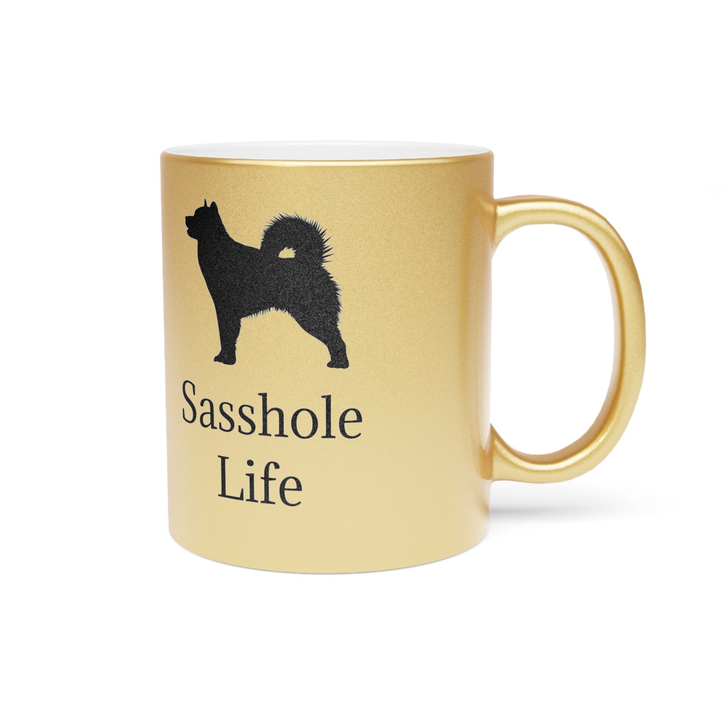 Sasshole Life Metallic Coffee Mug