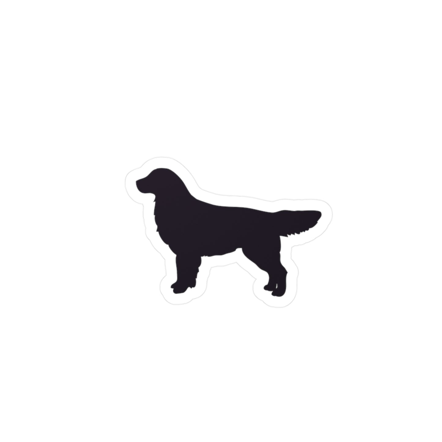 Golden Silhouette Vinyl Decal