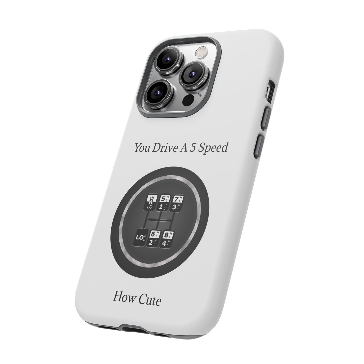 5 Speed How Cute iPhone Case