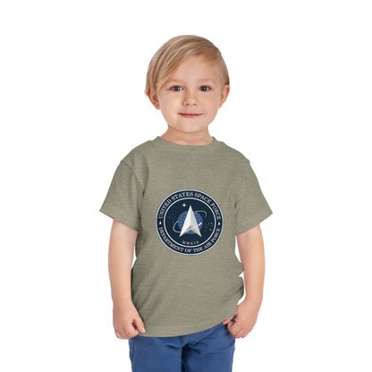 US Space Force Toddler Unisex Short Sleeve Crewneck Tee