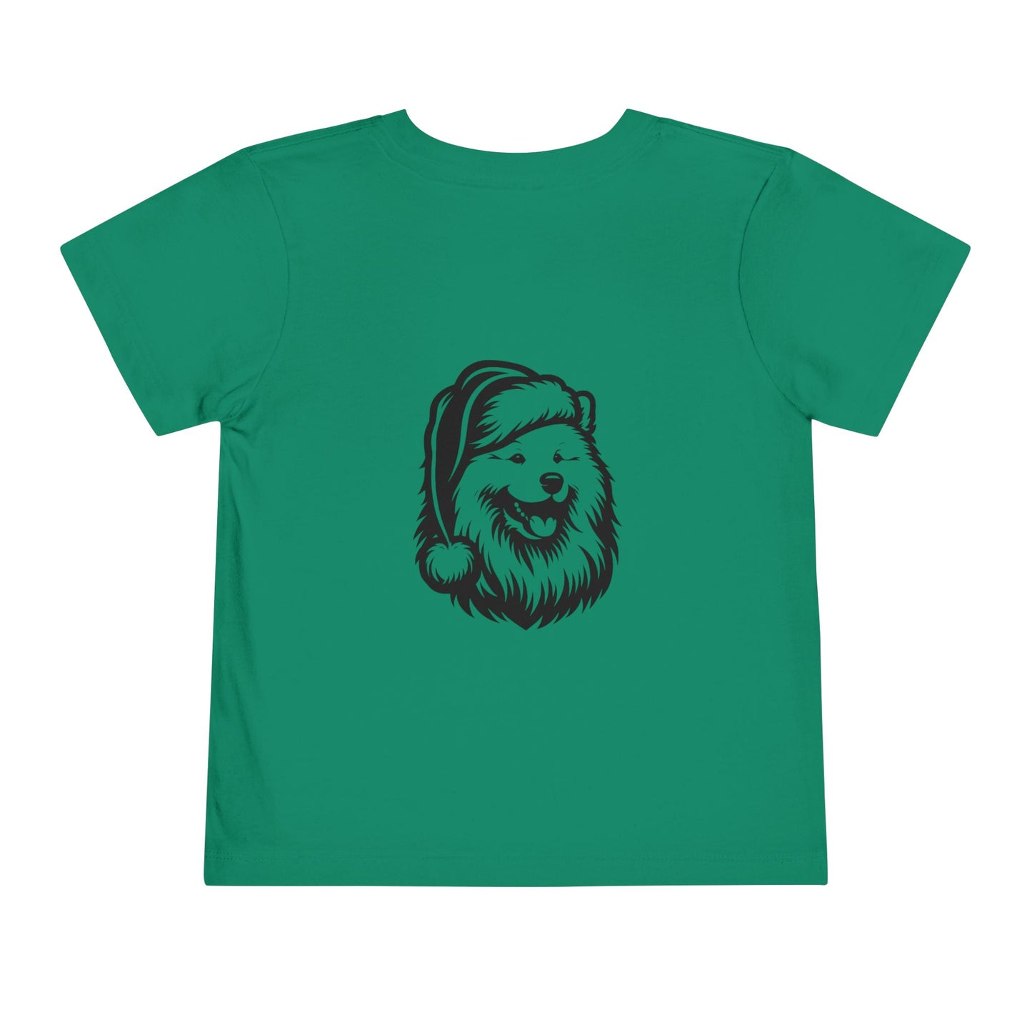 Santa Paws Samoyed Toddler Unisex Short Sleeve Crewneck Tee