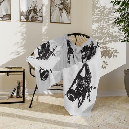 Off The Beaten Path Quad Velveteen Microfiber Blanket