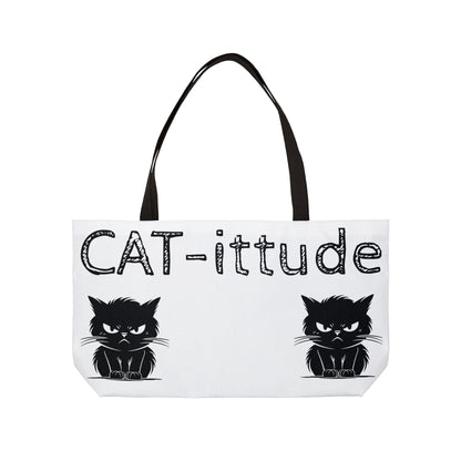 CAT-ittude Weekender Tote Bag