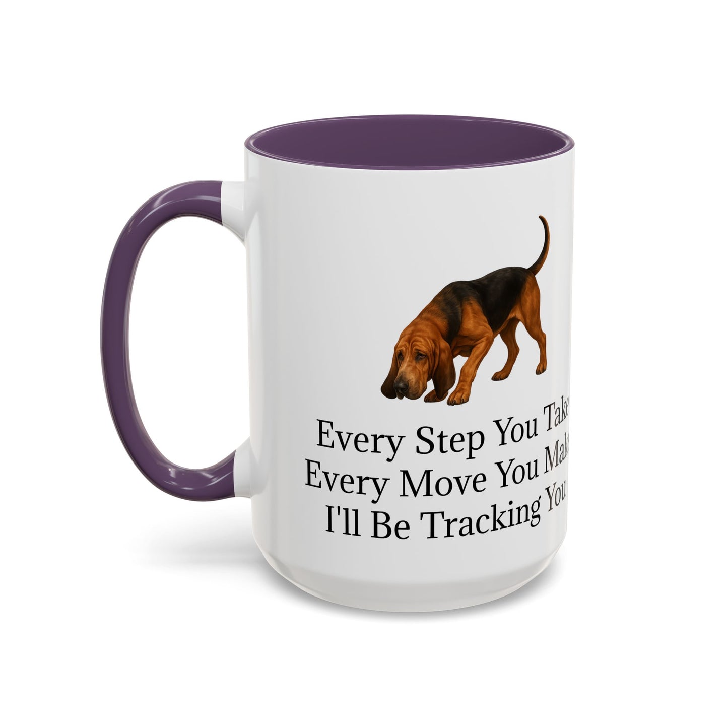 Tracking You 2-Tone Coffee Mug