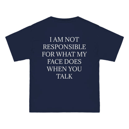 When You Talk Men's Short-Sleeve Crewneck Tee