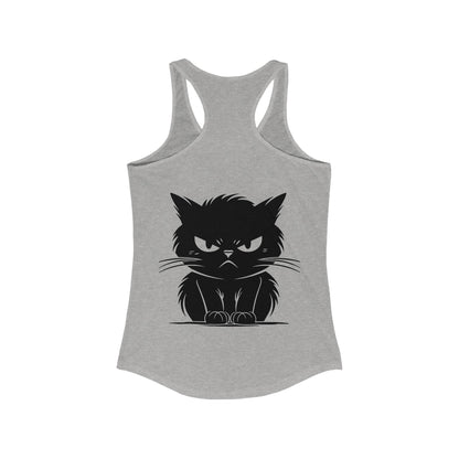 Angry Cat Women's Racerback Tank