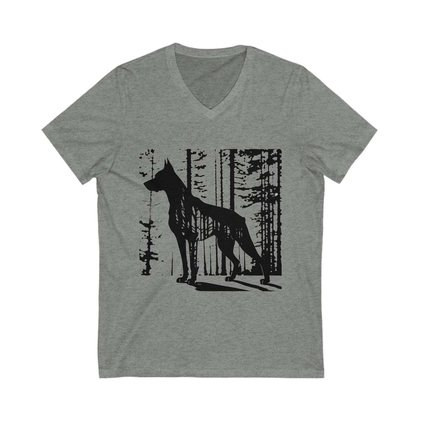 Guardian Of The Forest Unisex Short Sleeve V-Neck Tee