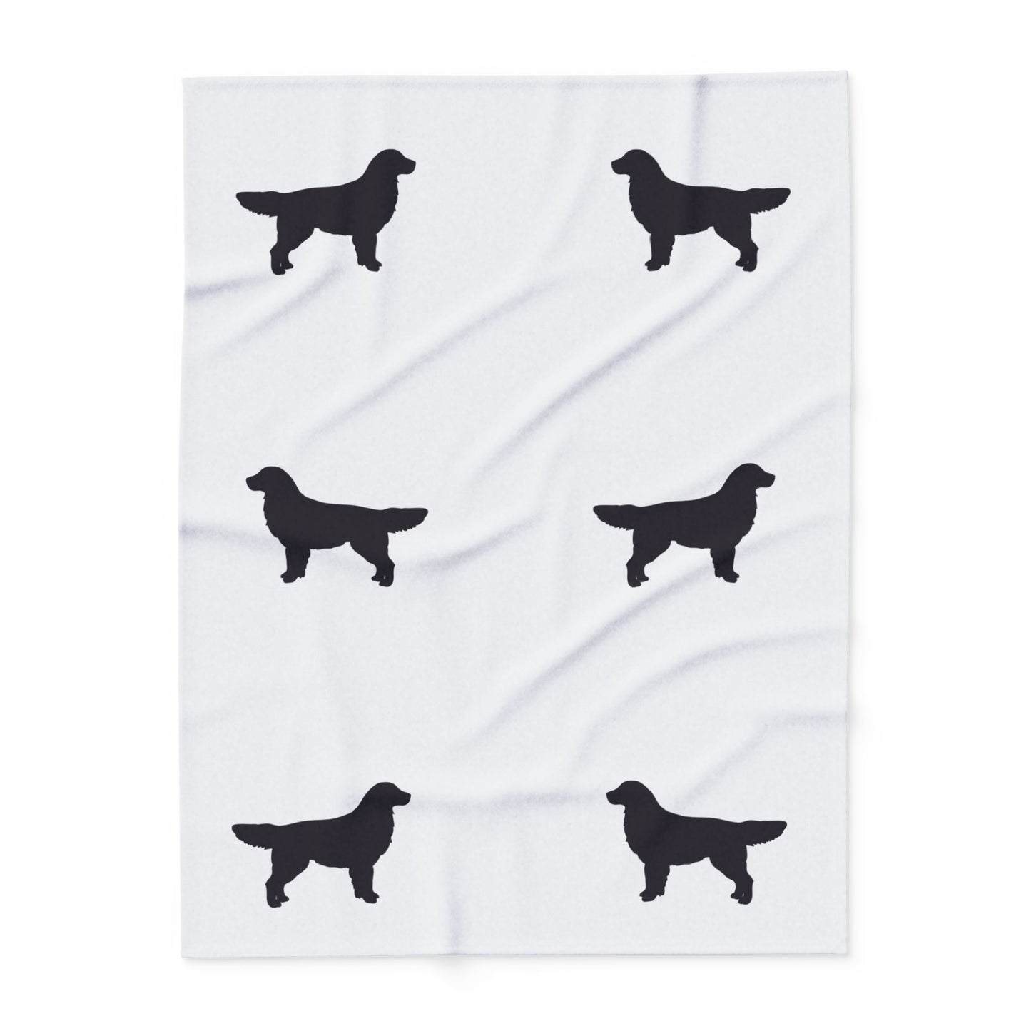 Golden Silhouette Arctic Fleece Blanket