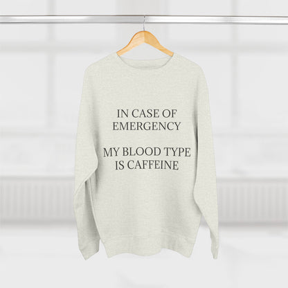 Blood Type Unisex Crewneck Sweatshirt