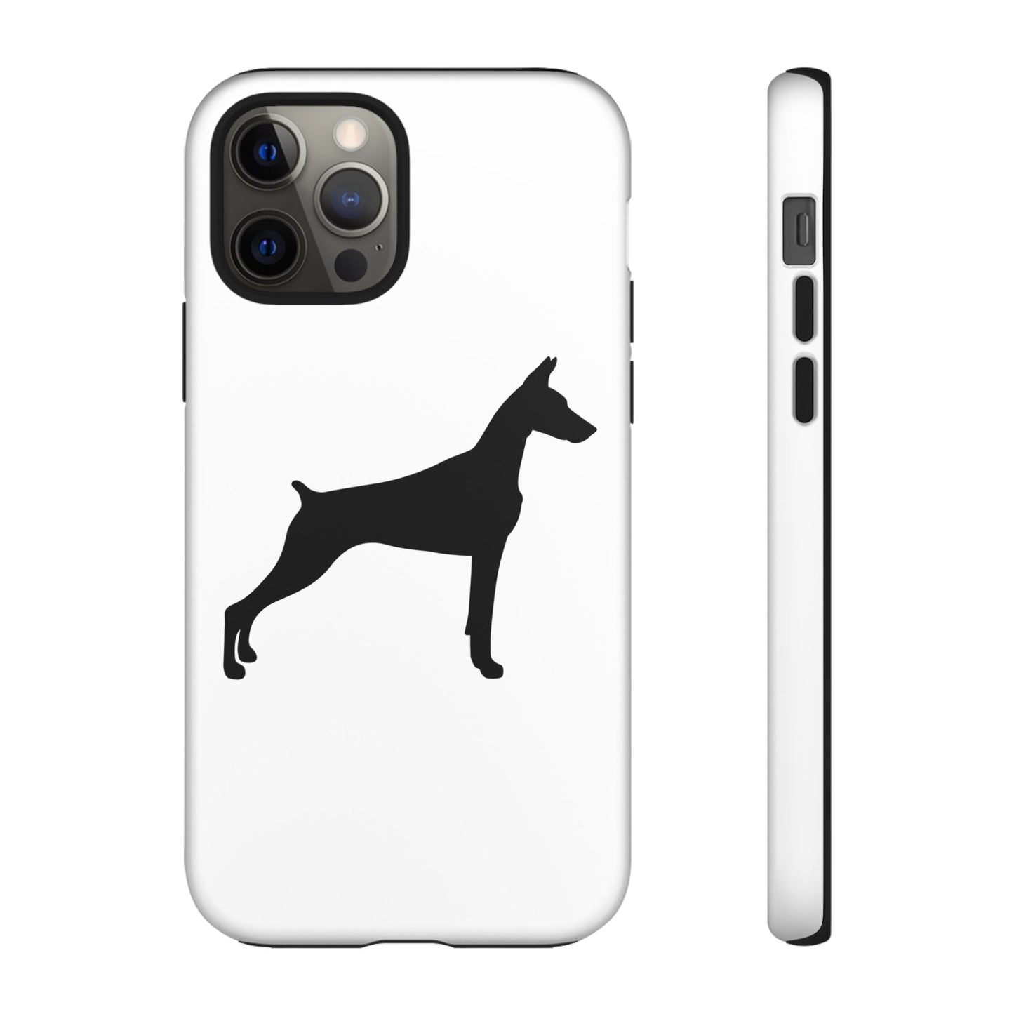 Doberman Silhouette iPhone Case
