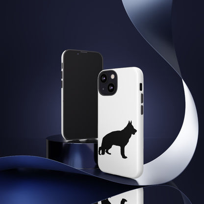 German Shepherd Silhouette iPhone Case