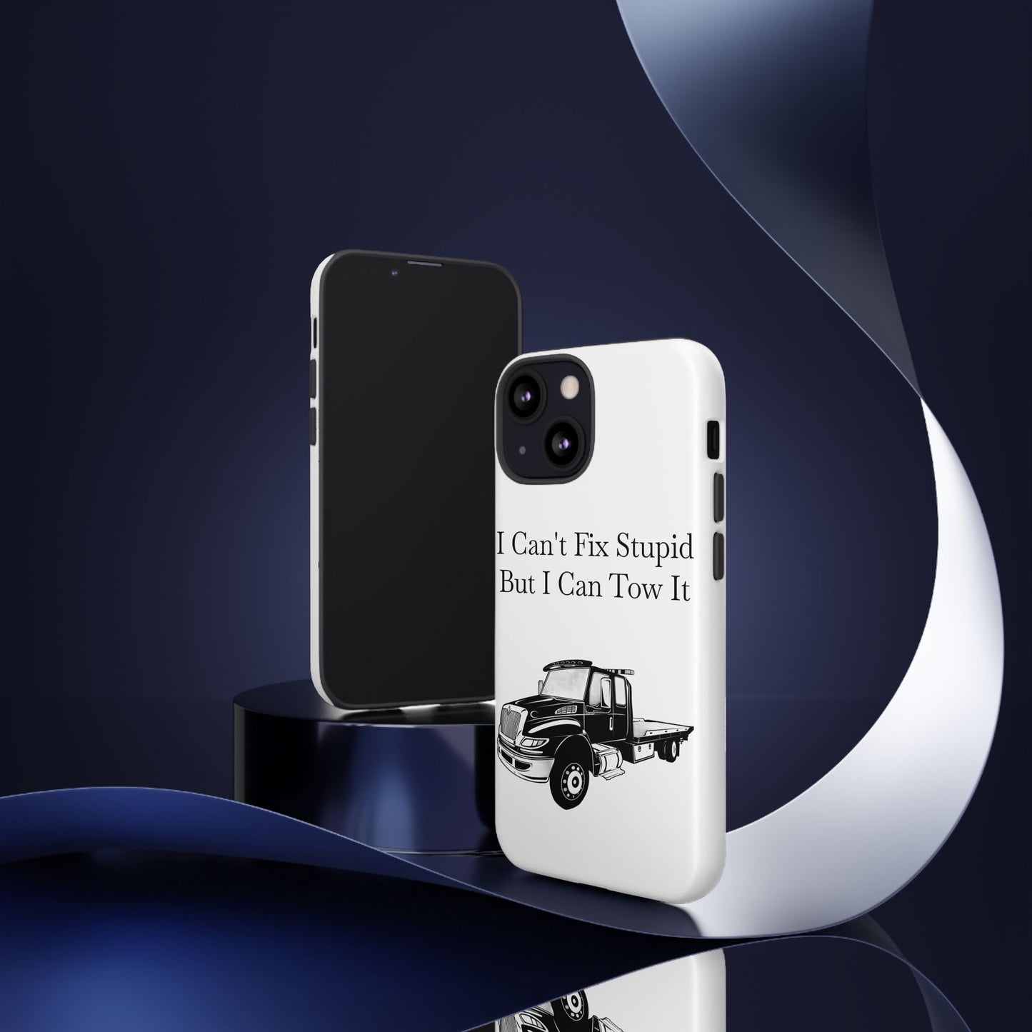 I Can't Fix Stupid Flatbed Tow Truck iPhone Case