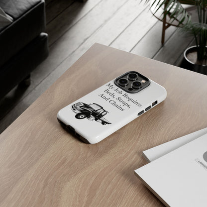 Beds, Straps, And Chains iPhone Case