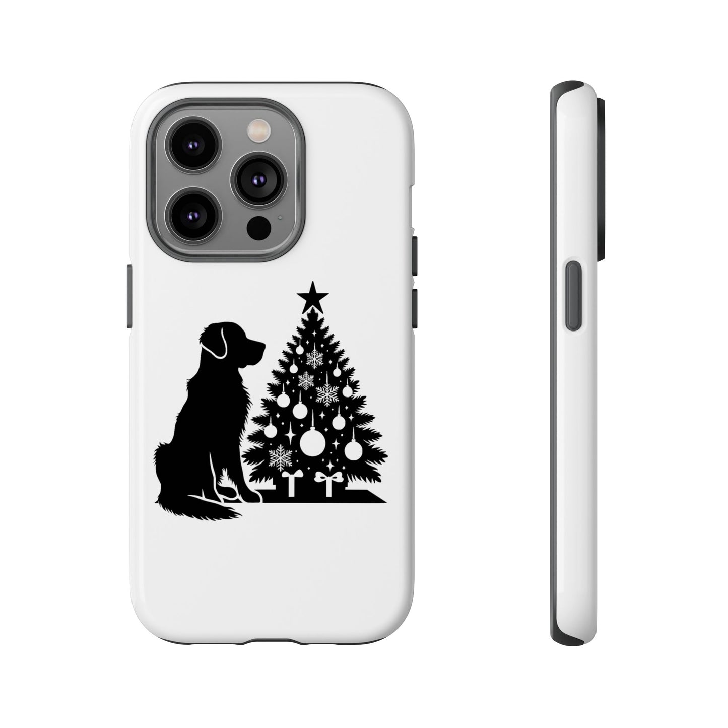 Golden Christmas Tree iPhone Case