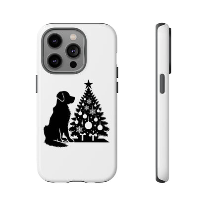 Golden Christmas Tree iPhone Case
