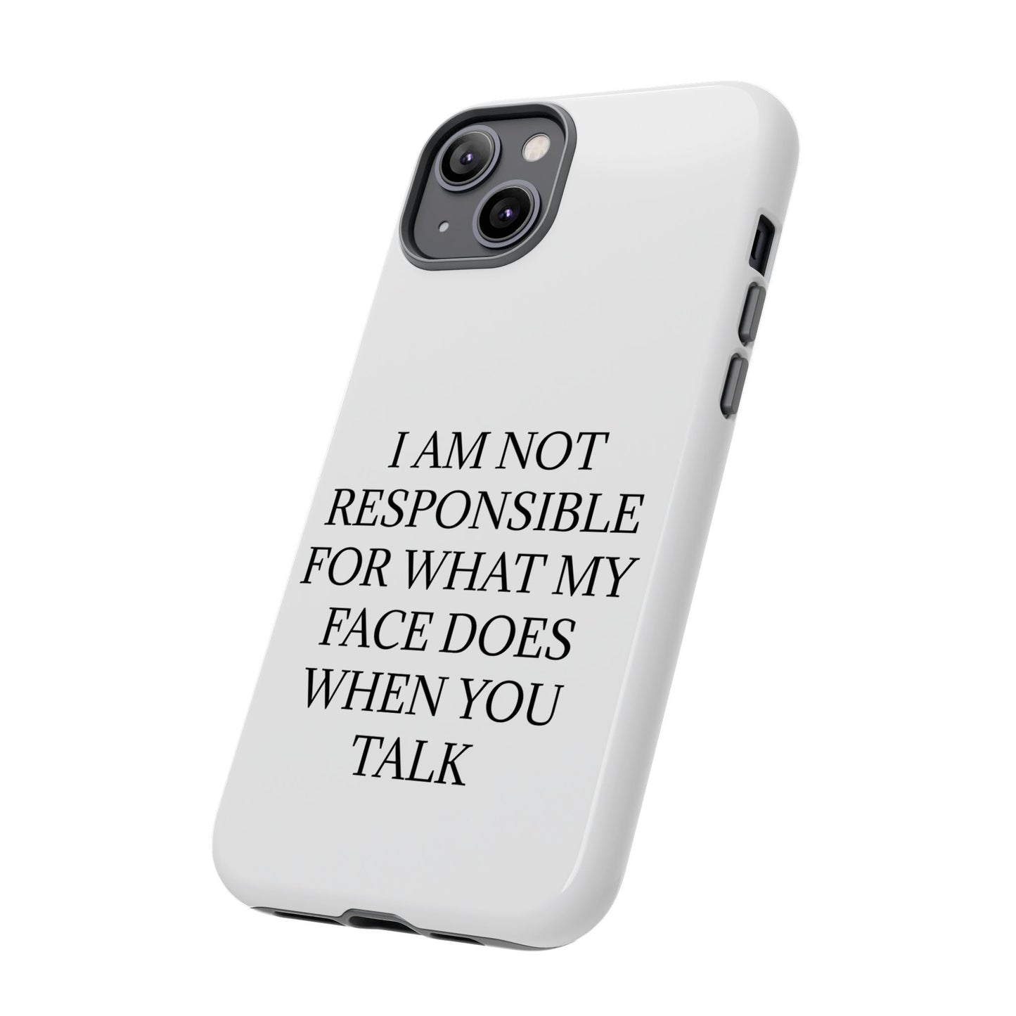 When You Talk iPhone Case