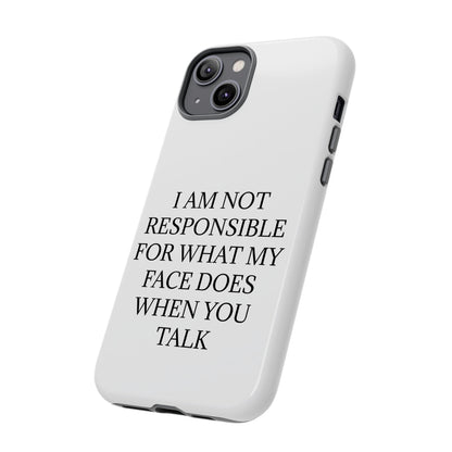 When You Talk iPhone Case