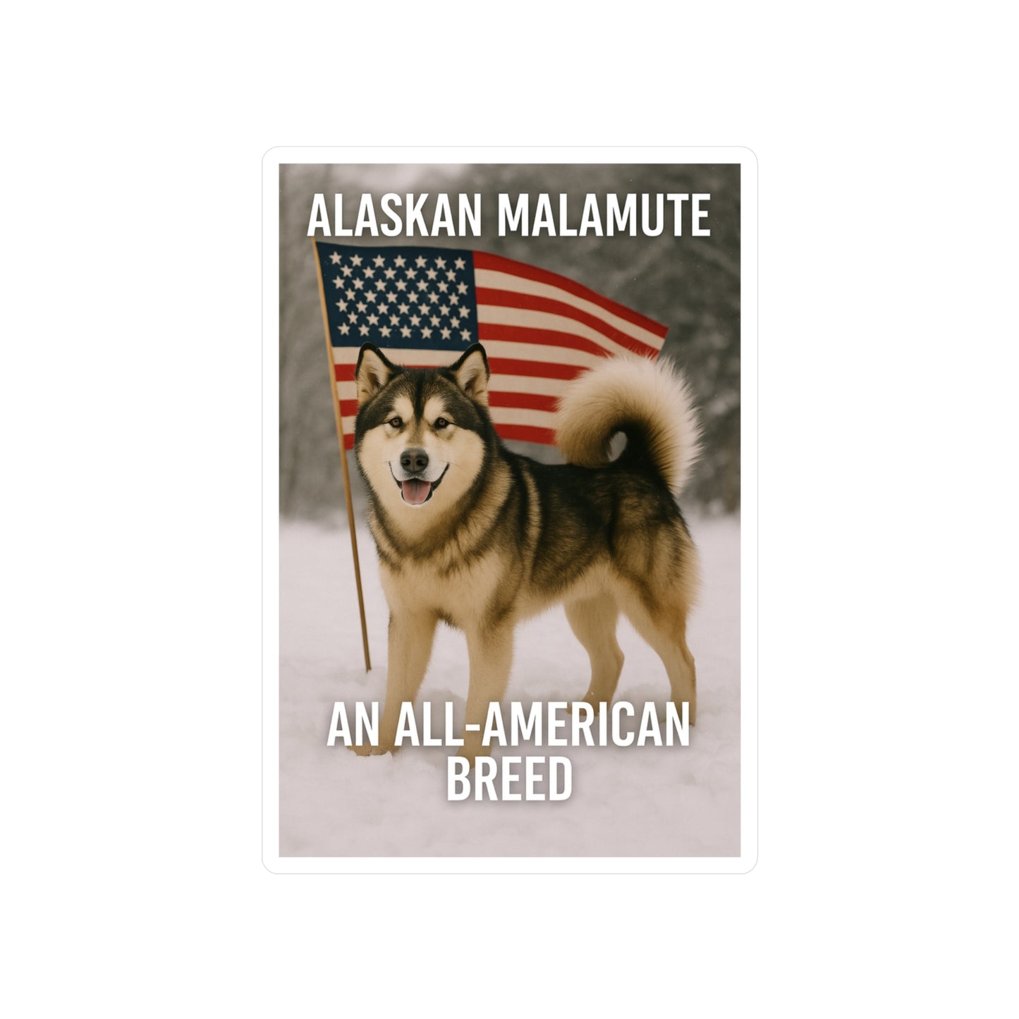 All-American Breed Vinyl Decal