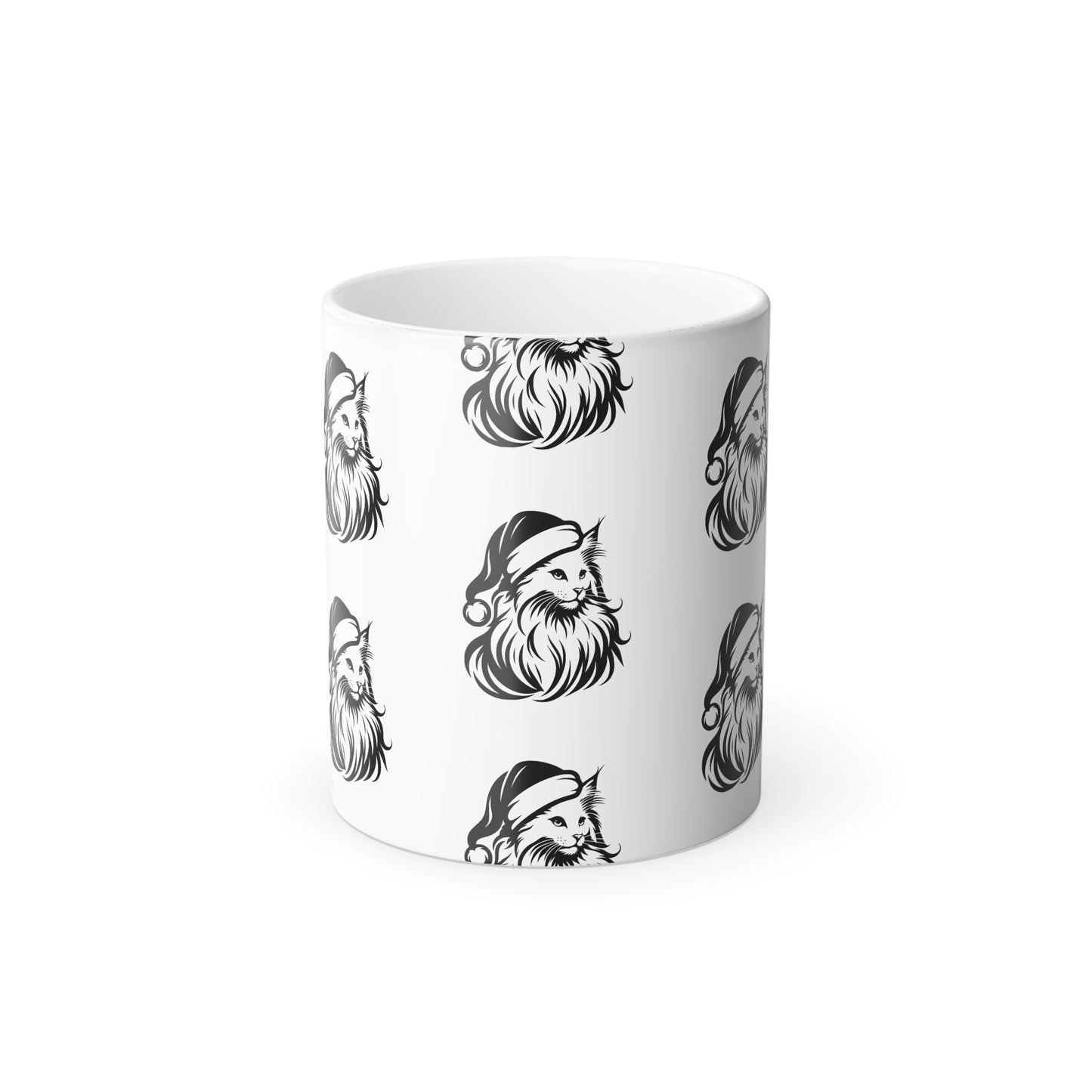 Santa Paws Cat Color Changing Mug