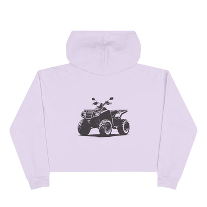Off The Beaten Path Quad Women's Crop Hoodie