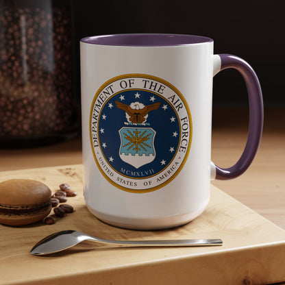 US Air Force 2-Tone Coffee Mug