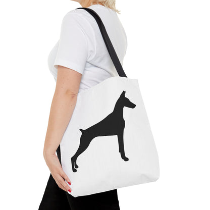 Doberman Silhouette Tote Bag