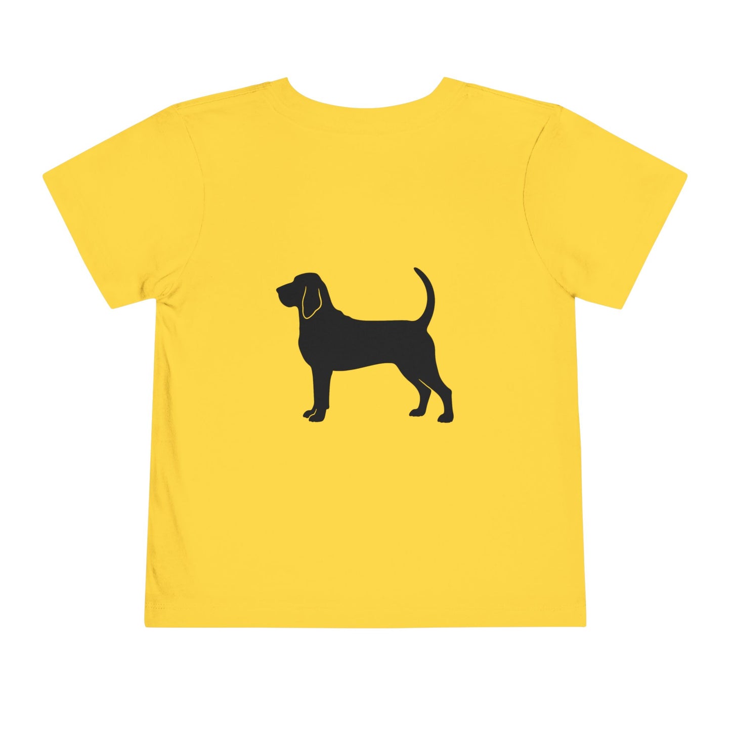 Bloodhound Silhouette Toddler Unisex Short Sleeve Crewneck Tee
