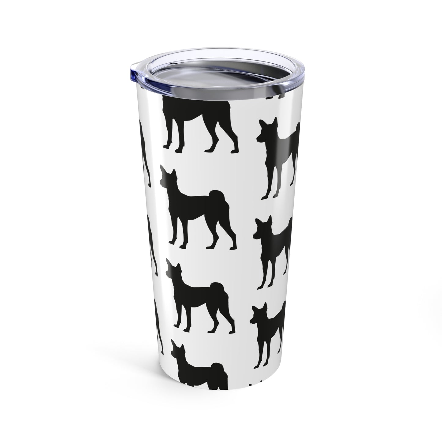 Basenji Silhouette Tumbler