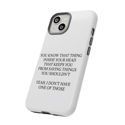 No Filter iPhone Case