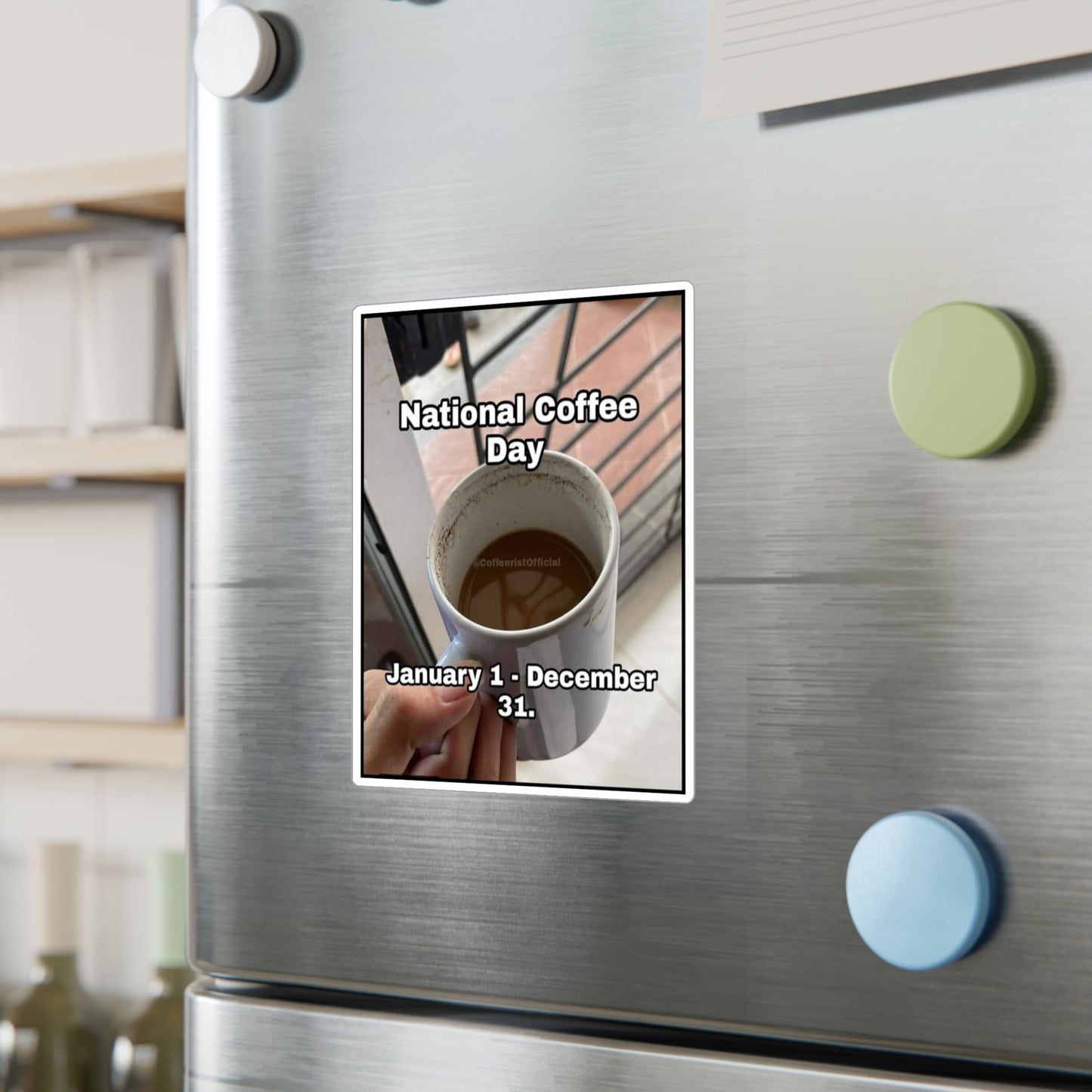National Coffee Day Vinyl Decal