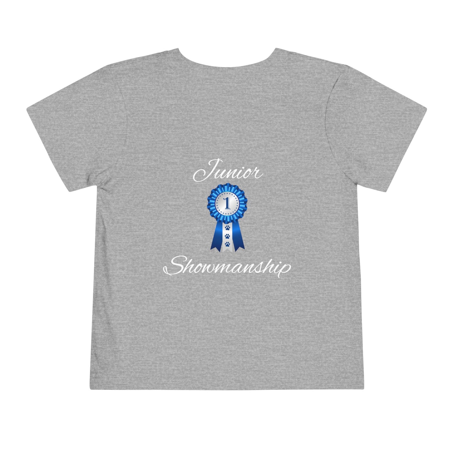 Junior Showmanship Toddler Unisex Short Sleeve Crewneck Tee