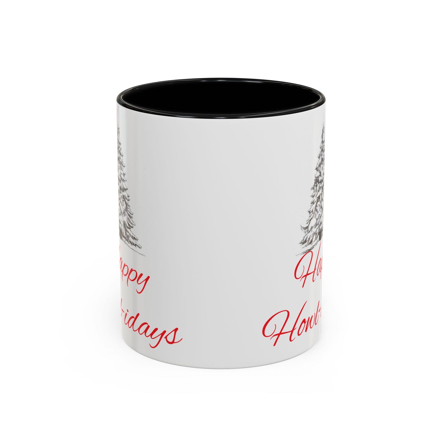 Happy Howl-idays 2-Tone Coffee Mug