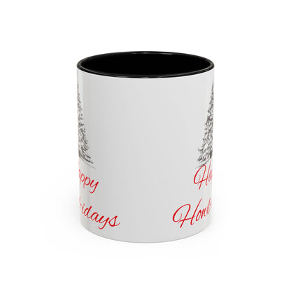 Happy Howl-idays 2-Tone Coffee Mug