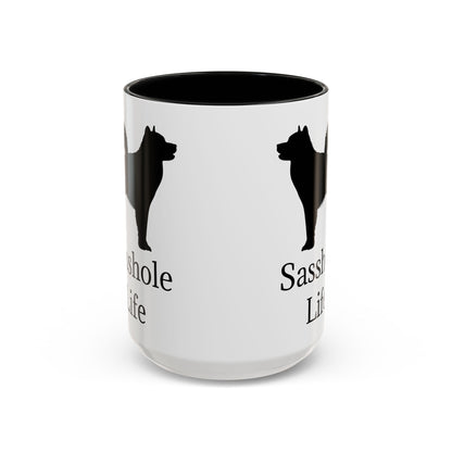 Sasshole Life 2-Tone Coffee Mug