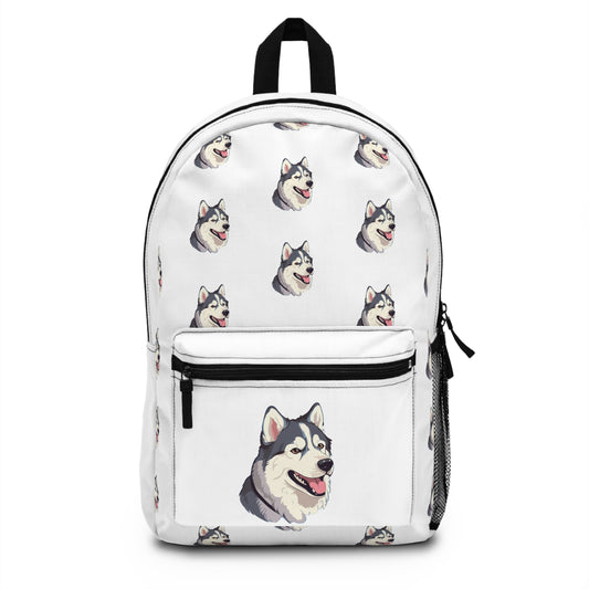 Malamute Head Backpack