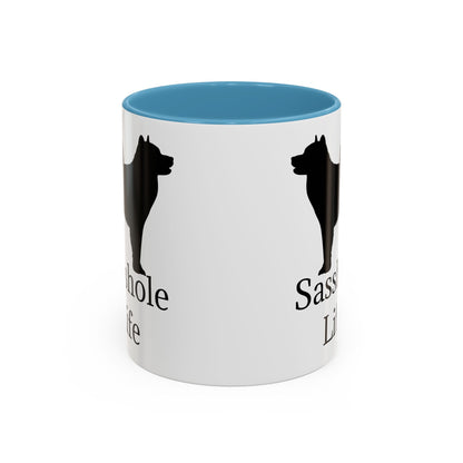 Sasshole Life 2-Tone Coffee Mug