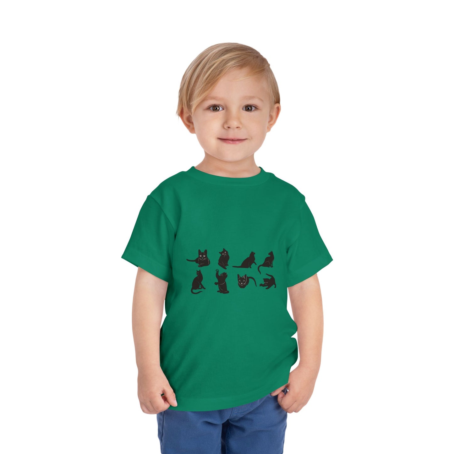 Cats Toddler Unisex Short Sleeve Crewneck Tee