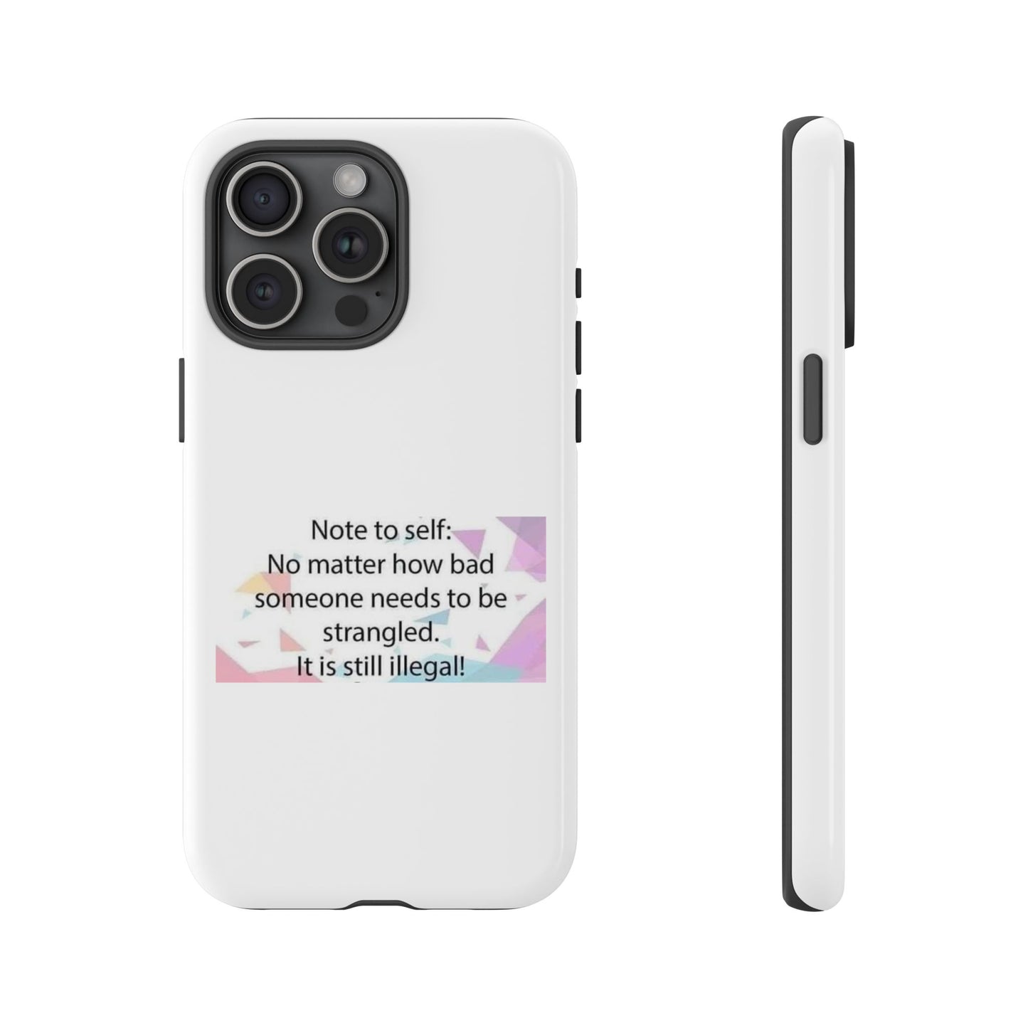 Note To Self iPhone Case