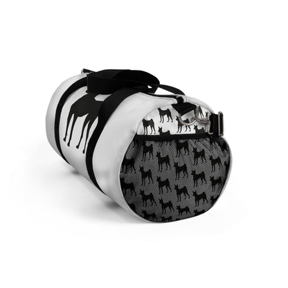 Basenji Silhouette Duffel Bag