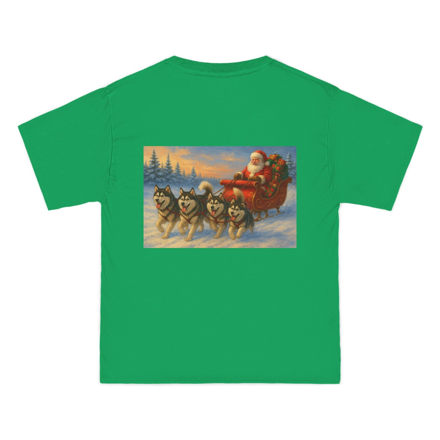 Dashing Through The Snow Men's Short-Sleeve Crewneck Tee