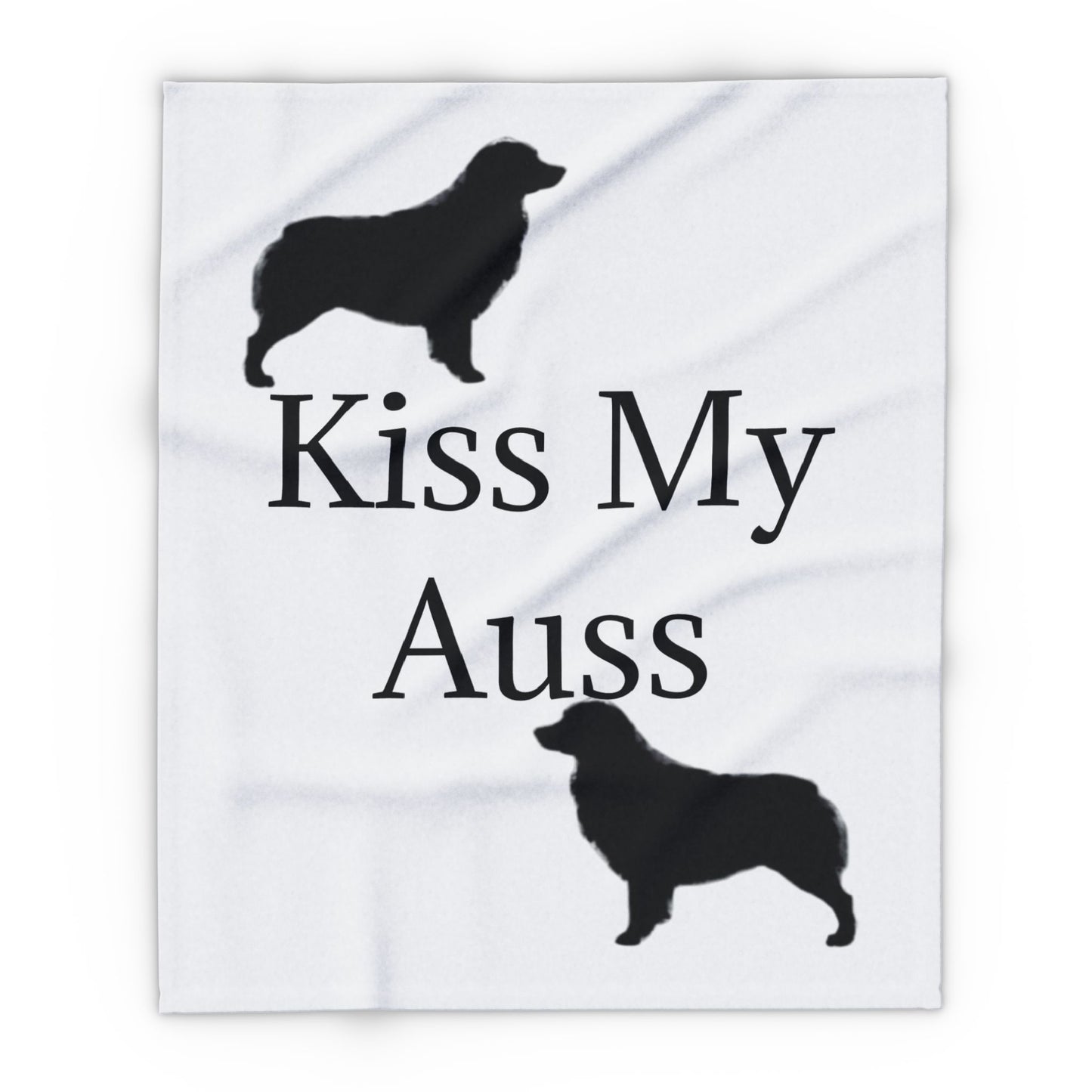 Kiss My Auss Arctic Fleece Blanket