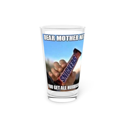 Hurricaney Drinking Glass