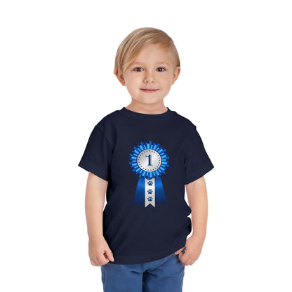 Show Ribbon Toddler Unisex Short Sleeve Crewneck Tee