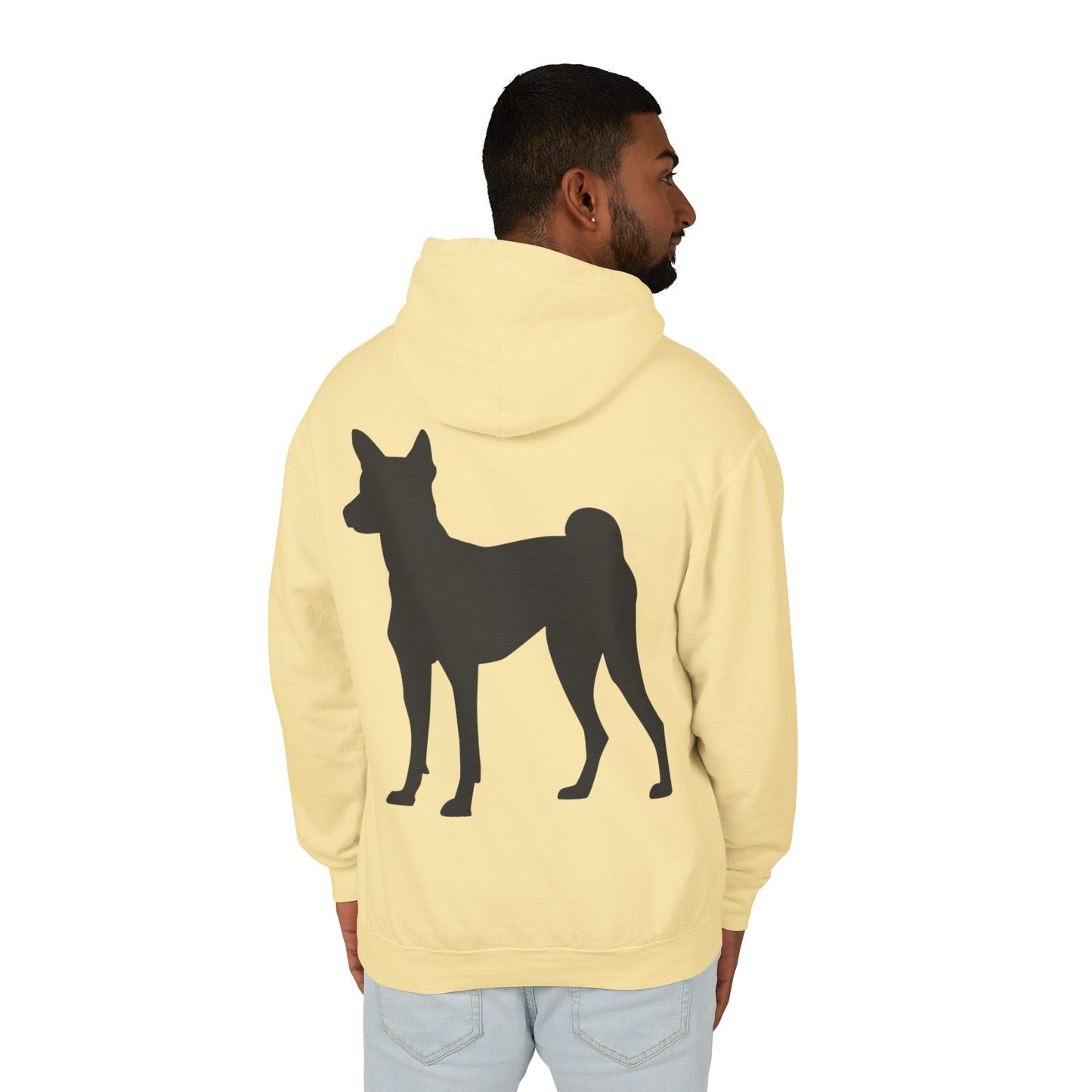 Basenji Silhouette Unisex Lightweight Hoodie