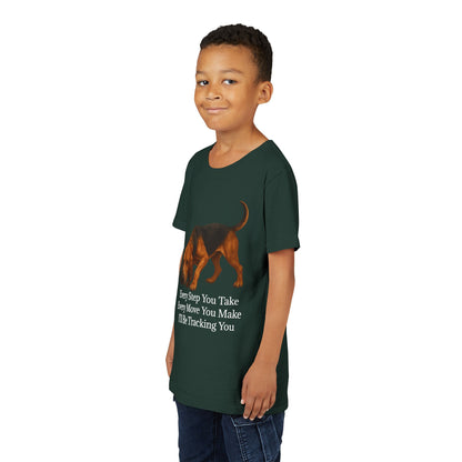 Tracking You Youth Unisex Short Sleeve Crewneck Tee