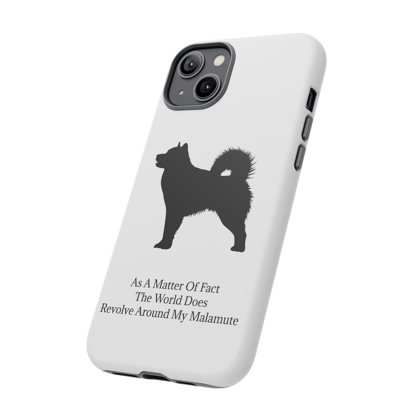 Matter Of Fact Malamute iPhone Case