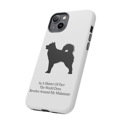Matter Of Fact Malamute iPhone Case