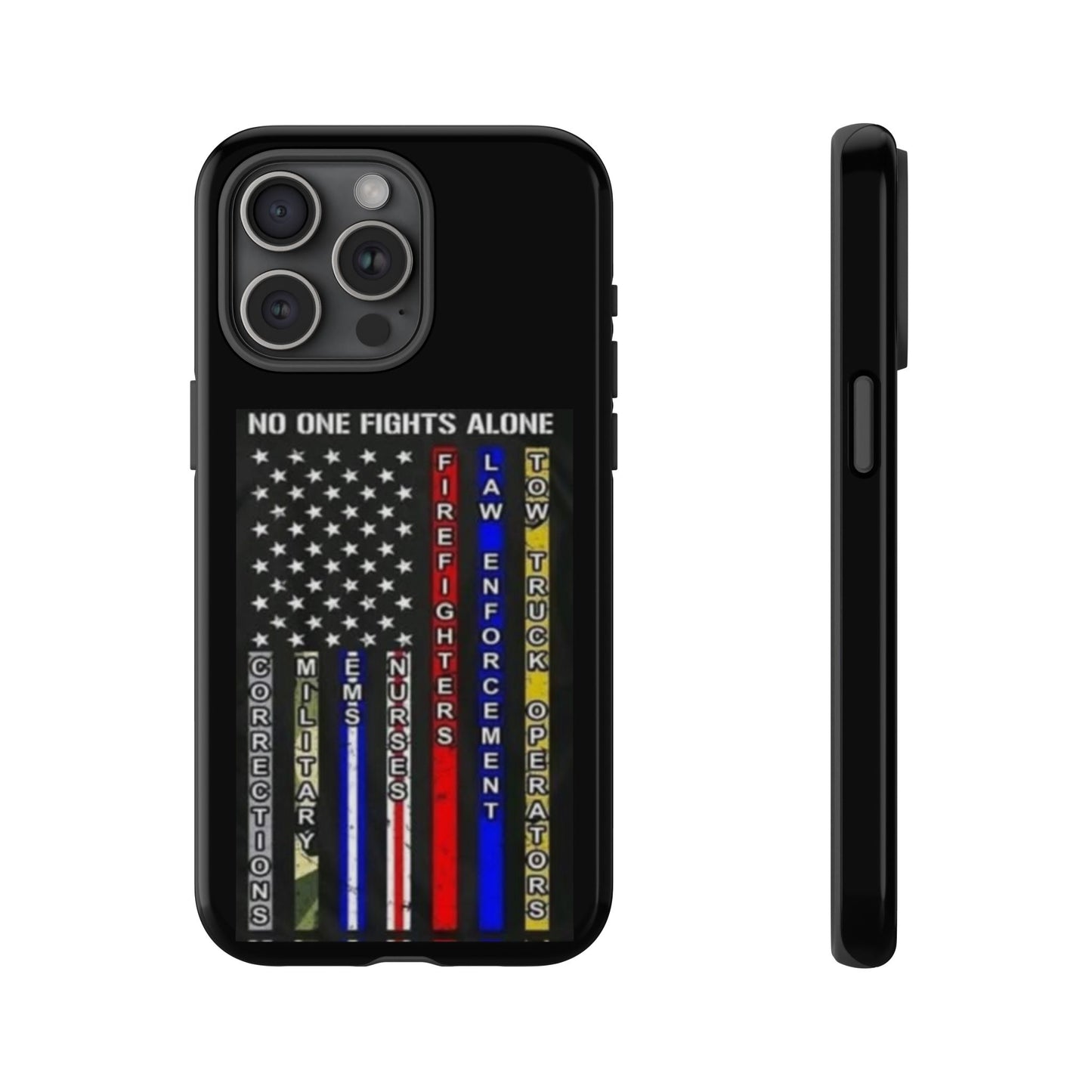 No One Fights Alone iPhone Case