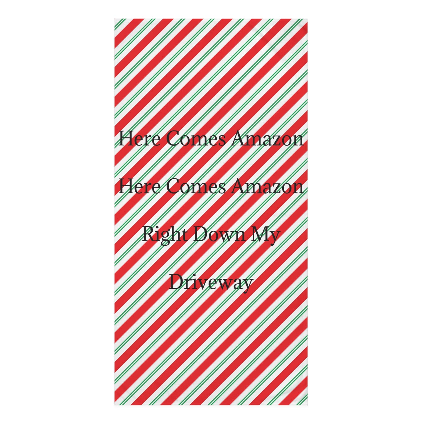Here Comes Amazon Mink-Cotton  Beach Towel