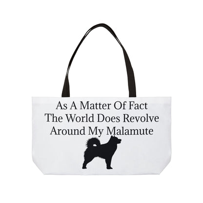Matter Of Fact Malamute Weekender Tote Bag
